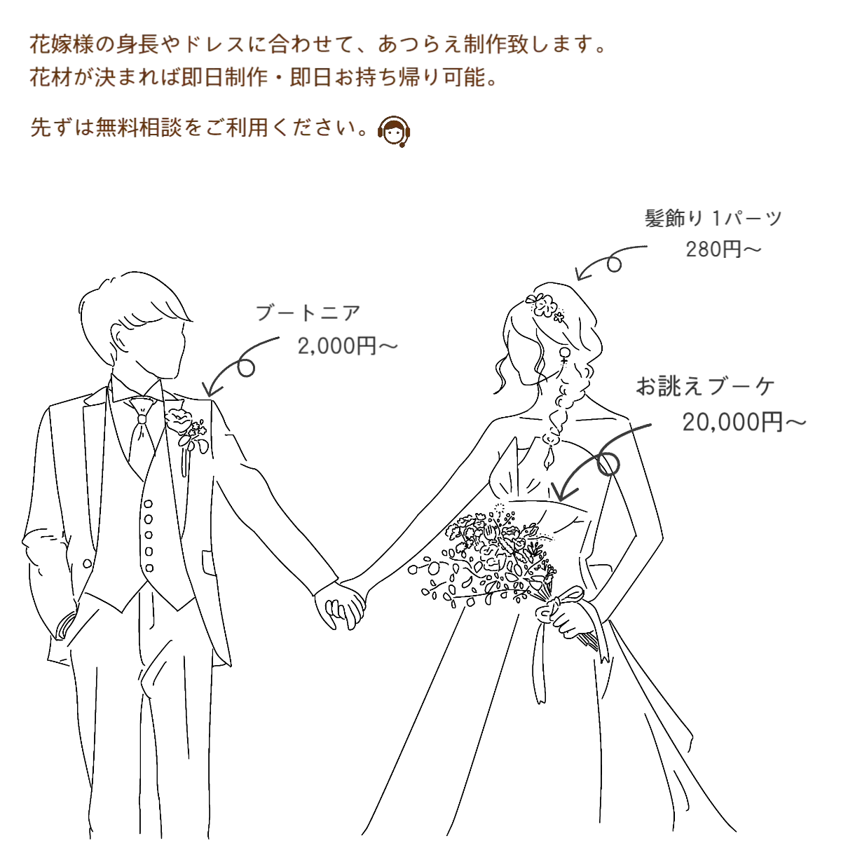 人気のブーケ